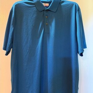Grand Slam Men's Polo in Blue Stripes